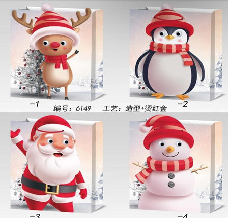 Large Christmas Gift Bag – Festive Holiday Present Bag 26 × 32 × 10 cm