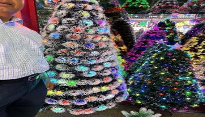 Festive Glow Christmas Tree - 180 cm