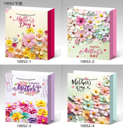 Large Mother’s Day Gift Bag – Elegant Floral Design 26 × 32 × 10 cm