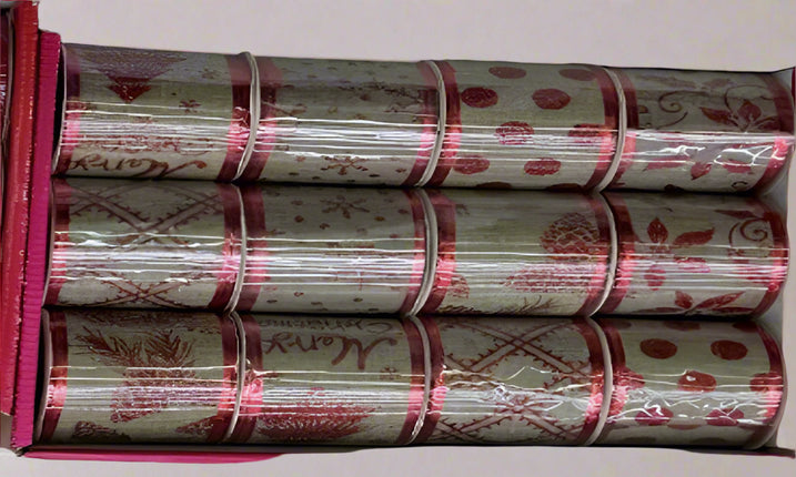 Christmas Themed Ribbons Collection - 3 yards long