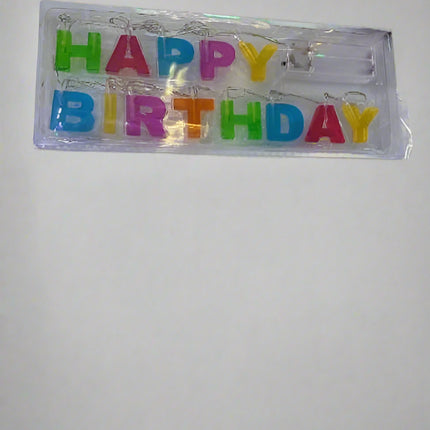 Modern LED Light  - Happy Birthday Multicolor