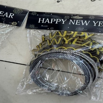 New Year Themed Headband - 6 pieces per pack