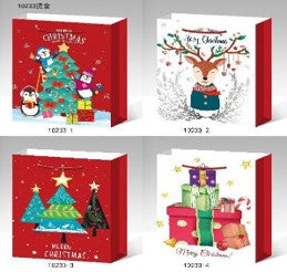 Christmas gift bags. Medium (M). 18 x 24 x 8.5 cm (approximately 7 x 9.5 x 3.5 inches).