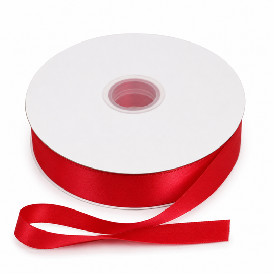 Red Satin Ribbon Roll