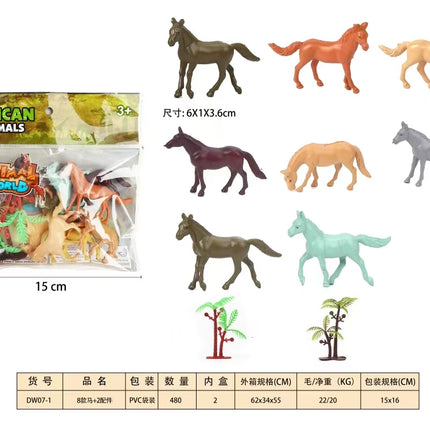 Horse Toys – Multiple Pieces in Different Designs and Colors