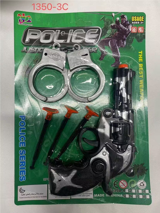 Kids Police Play Set with Handcuffs, Badge & Accessories