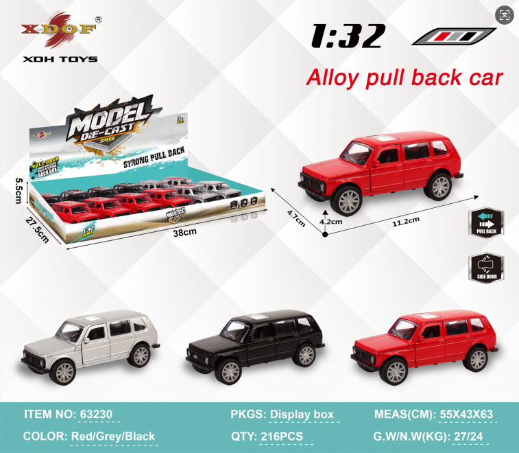 Pullback Toy Car