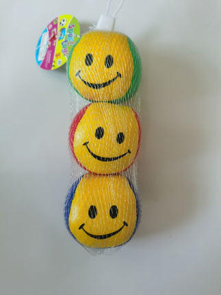 Smiley Balls – Colorful Bouncy Balls with Fun Expressions for Kids