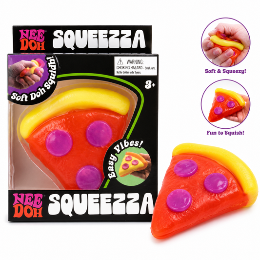 NeeDoh Squeezza Pizza Slice Squishy Toy
