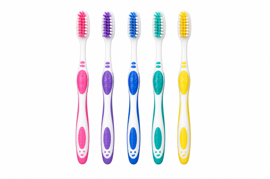Soft Bristle Toothbrush Set 5 Pack
