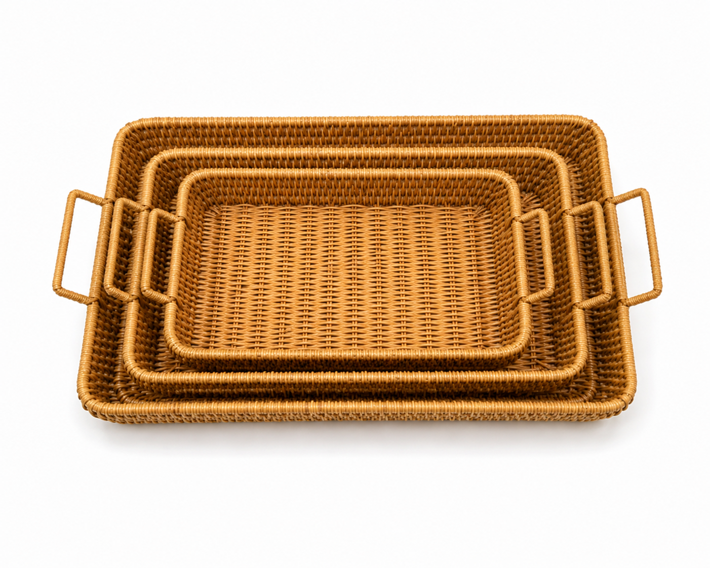 Wicker Tray . 3 Sizes