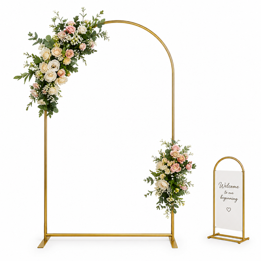 Gold Wedding Arch Metal Stand