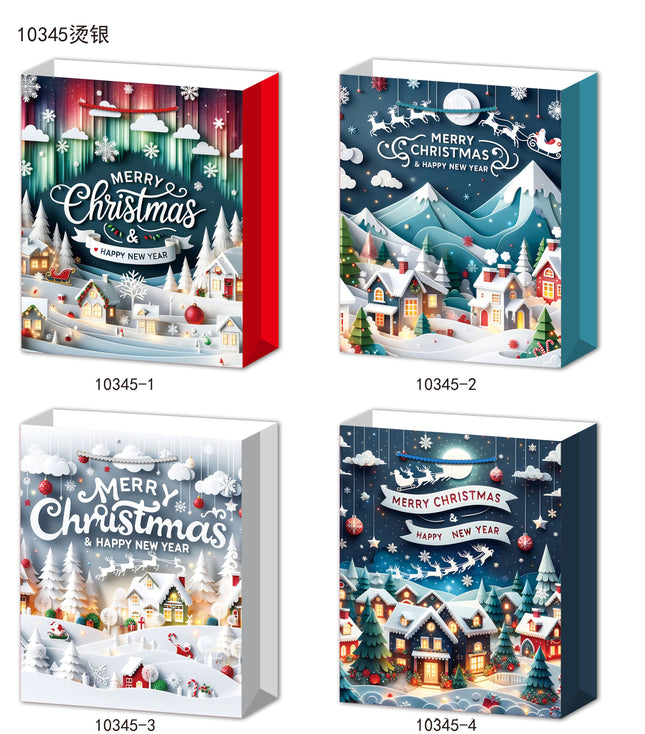 Large Christmas Giftbag. Size: 26 x 32x10 cm