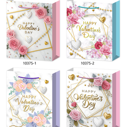 Large Valentine's Day Giftbag. Size : 26 x 32x10 cm