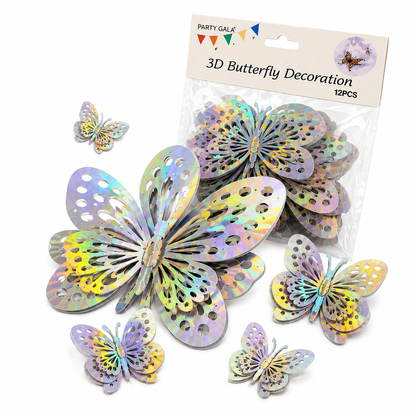 Halloween Butterfly Wall Decor Set