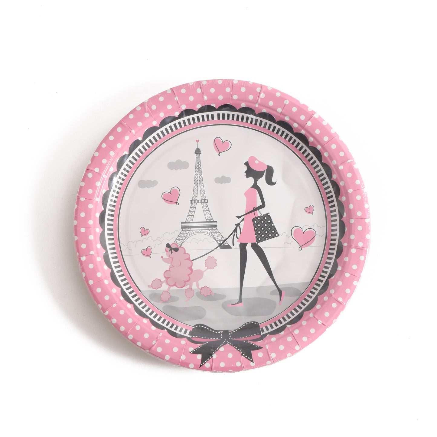 9"Plate Paris design (10ct)