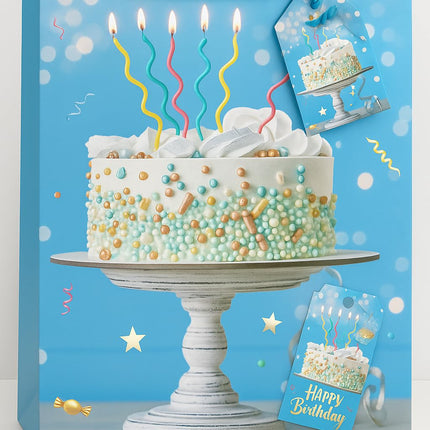 Gift Bags Medium Size 18x24x8.5 cm cm Birthday Theme