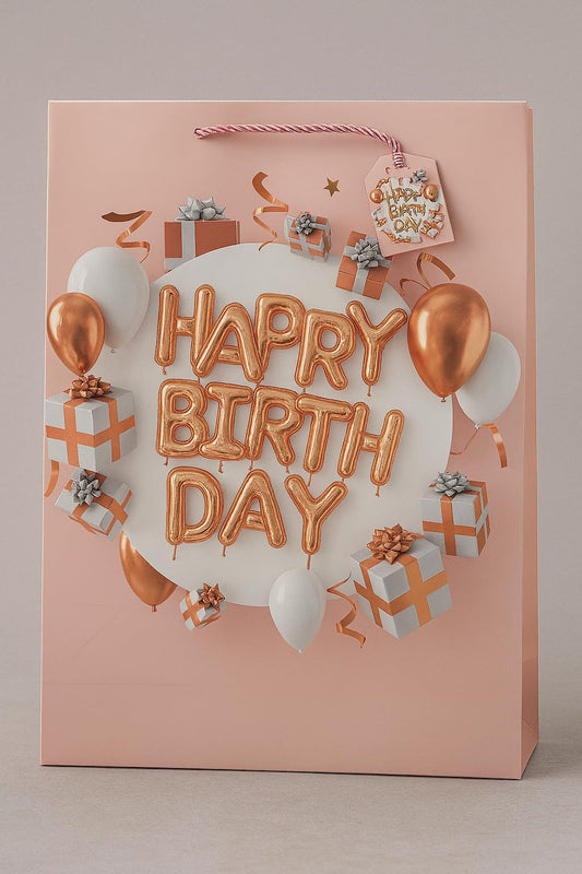 Jumbo Birthday Giftbag.40x31x12cm