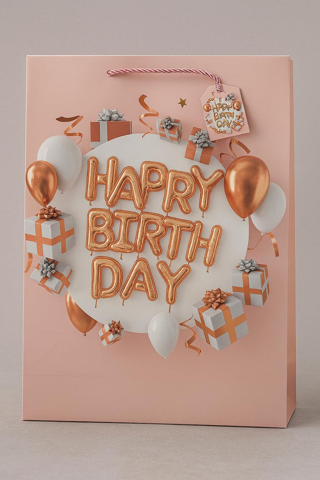 Gift Bags Large - 40x31x12 cm Birthday Theme