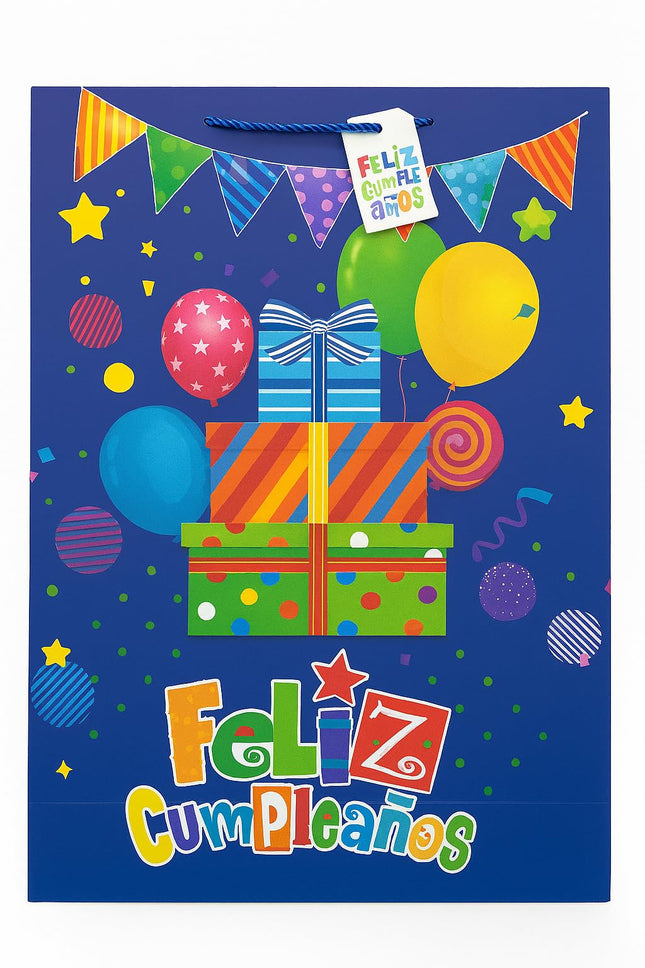 Gift Bags XL - 40x55x15 cm Birthday Theme