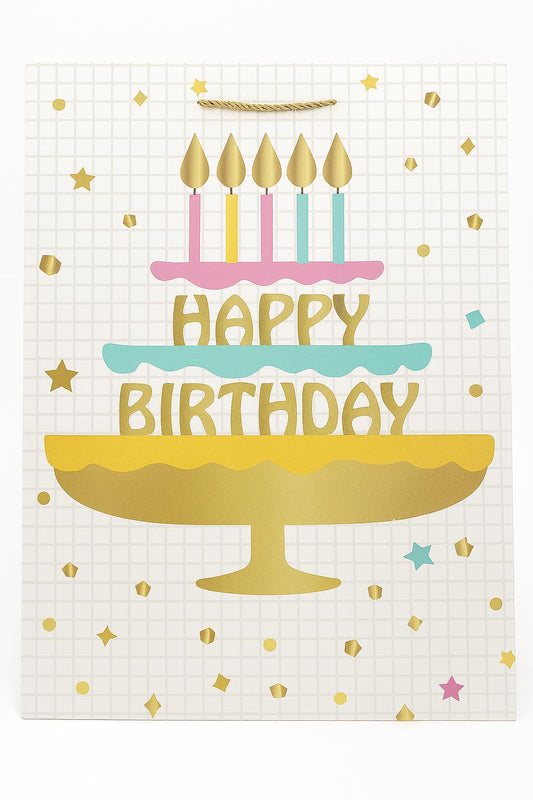 Super Giant Happy Birthday Party Paper Favor Gift Bag. 72x50x18cm