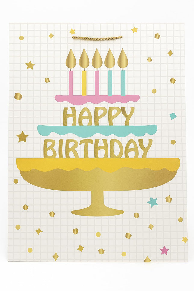 Gift Bags XXL - 72x50x18 cm Birthday Theme