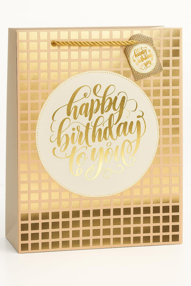 Gift Bags Medium - 26x32x10 cm Birthday Theme