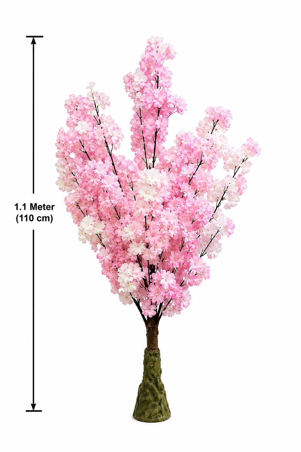 1.1M Artificial Cherry Blossom Tree - Light Pink & White