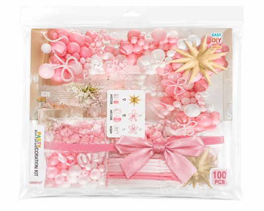 Pink Balloon Decoration Kit 100PCS