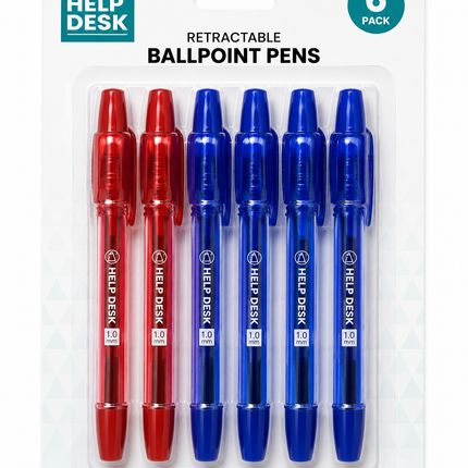 Ballpoint Pen-Red & Blue