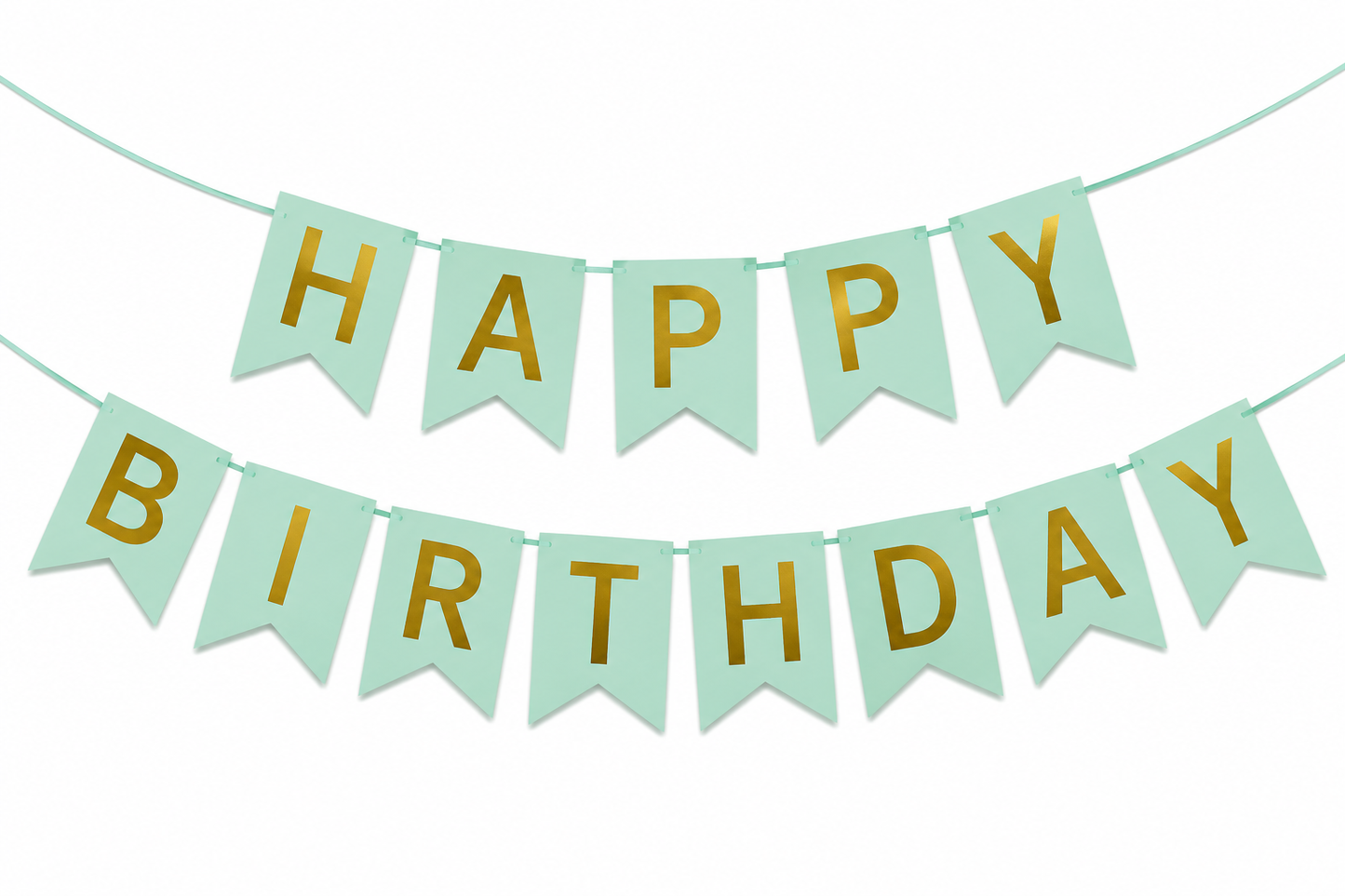 Birthday Banner. Asst colors