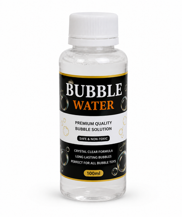 Premium Bubble Water Solution 100ml – Non-Toxic Bubble Refill