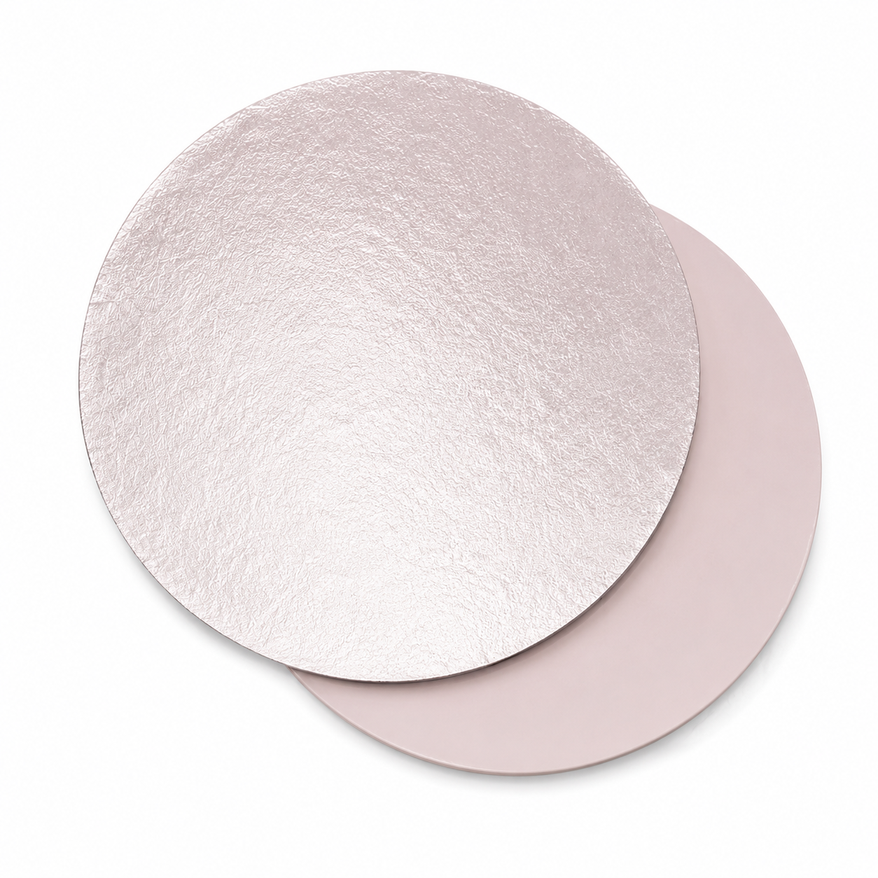 20cm Round Silver Foil Cake Board