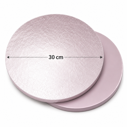 Round Silver Cake Board 30cm