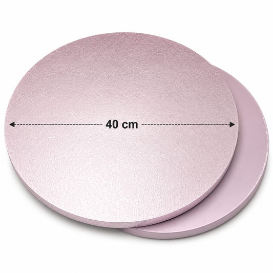 Round Silver Cake Board 40cm Cake Drum
