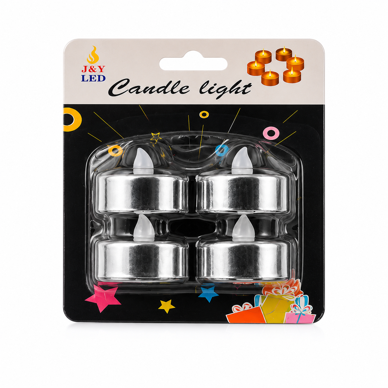 4 Pack LED Tea Light Candles