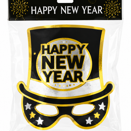 Happy New Year Party Hat Mask