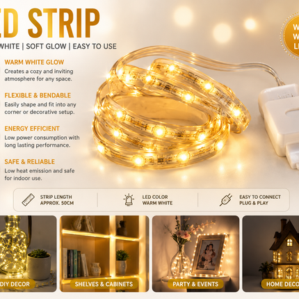 Warm White LED Strip Light