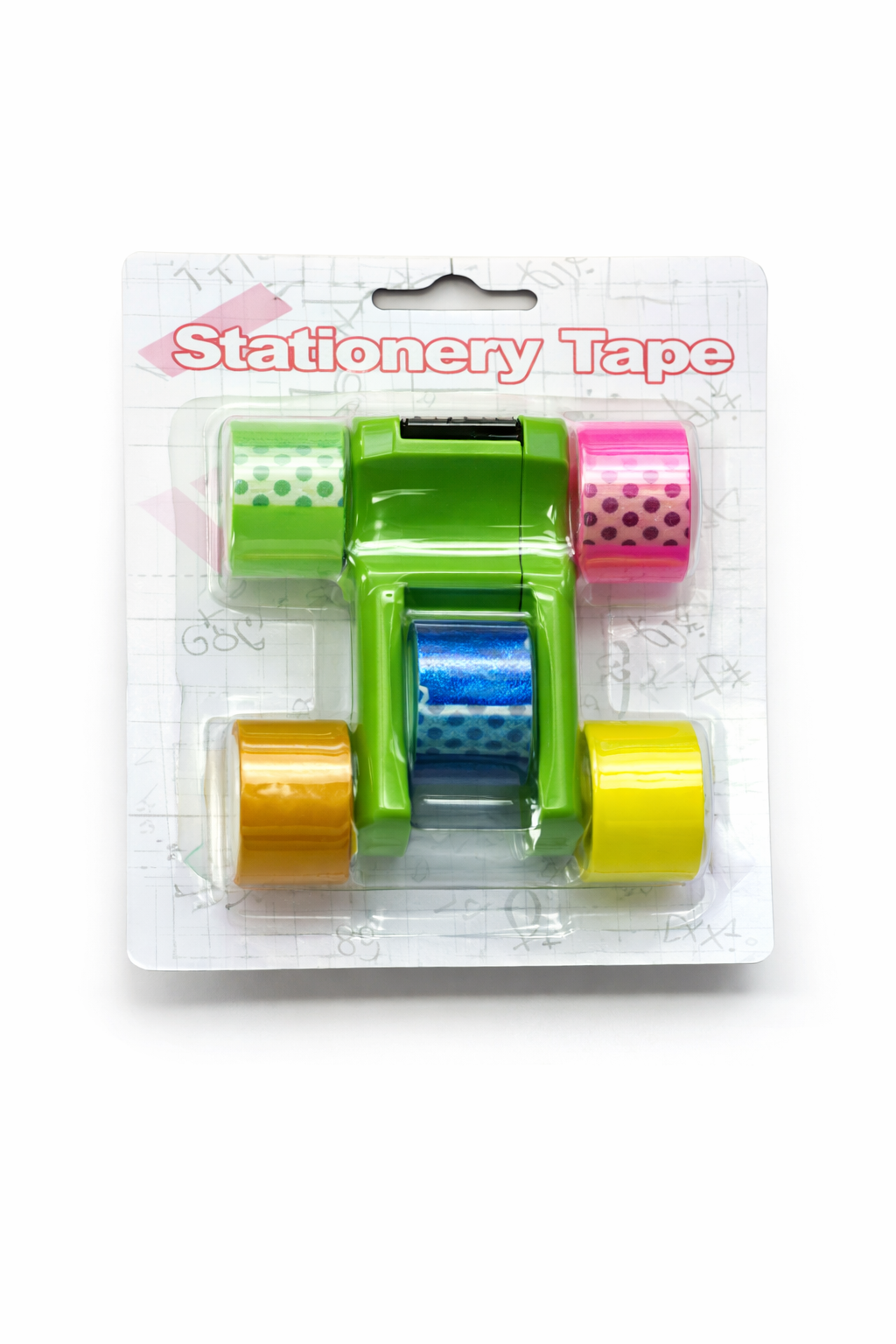 4pk Tape with dispenser