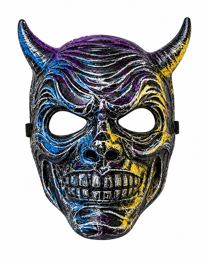 Devil Skull Halloween Mask – Horror Demon Costume Accessory