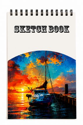 A5 Spiral Sketchbook – Durable Cover Drawing Journal