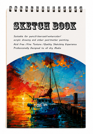 A4 Sketchbook with Thick Paper – Ideal