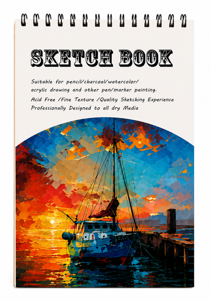 A4 Sketchbook with Thick Paper – Ideal