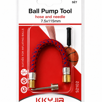 Ball Pump Needle and Flexible Hose Set – Universal Sports Ball Inflation Accessory