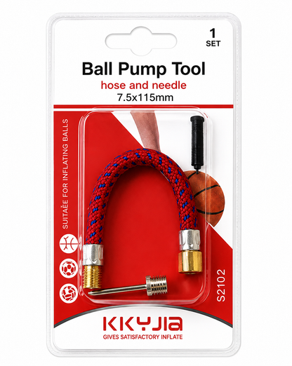 Ball Pump Needle and Flexible Hose Set – Universal Sports Ball Inflation Accessory