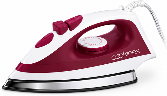 Cookinex Dry Iron 1000W Lightweight Electric Iron for Home & Travel