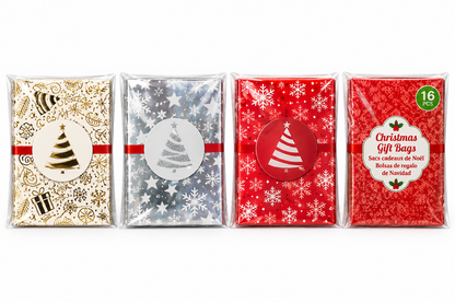 Christmas Gift Bags with Tags