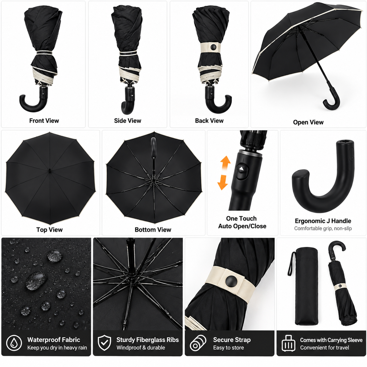 Compack & Travel-Friendly Umbrella