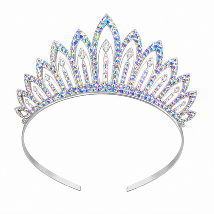 Multicolor Sparkle Tiara Crown Headband