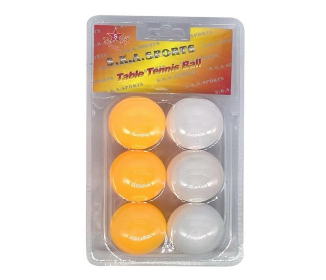 6-Pack Premium Table Tennis Balls Set
